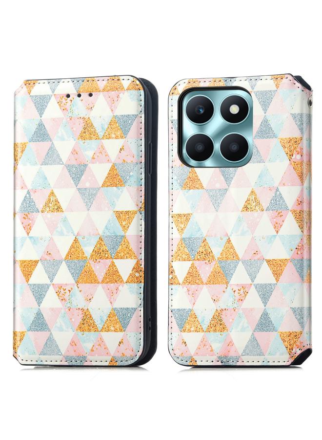 اس-توب جراب لهاتف Honor X6a CaseNeo جراب هاتف جلدي مغناطيسي ملون - Image 2