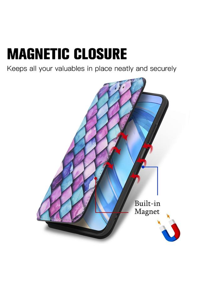 اس-توب جراب لهاتف Honor X6a CaseNeo جراب هاتف جلدي مغناطيسي ملون - Image 5