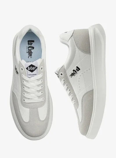 لي كوبر حذاء رياضي رجالي برباط وتفاصيل شبكية