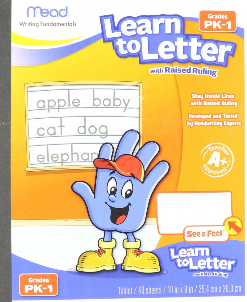 Mead Learn To Letter Writing Book Printed Book,White - Image 2