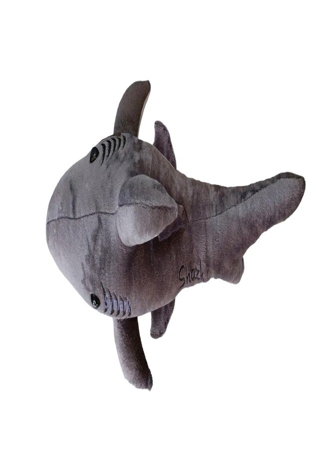 Synlark® Shark Soft Stuffed Plush Toy for Kids, Animal Soft Toys for Kids, Birthday Gift 42cm (Shark-Grey) - Image 4