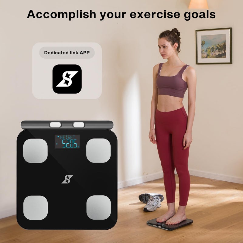 Speediance Smart Body Fat Scale with LED Display, Measures Weight, BMI, and Body Fat, Supports Multi-Mode, Max Weight 180kg 396 lbs, Bluetooth Scale for Body Weight Smart - Image 2