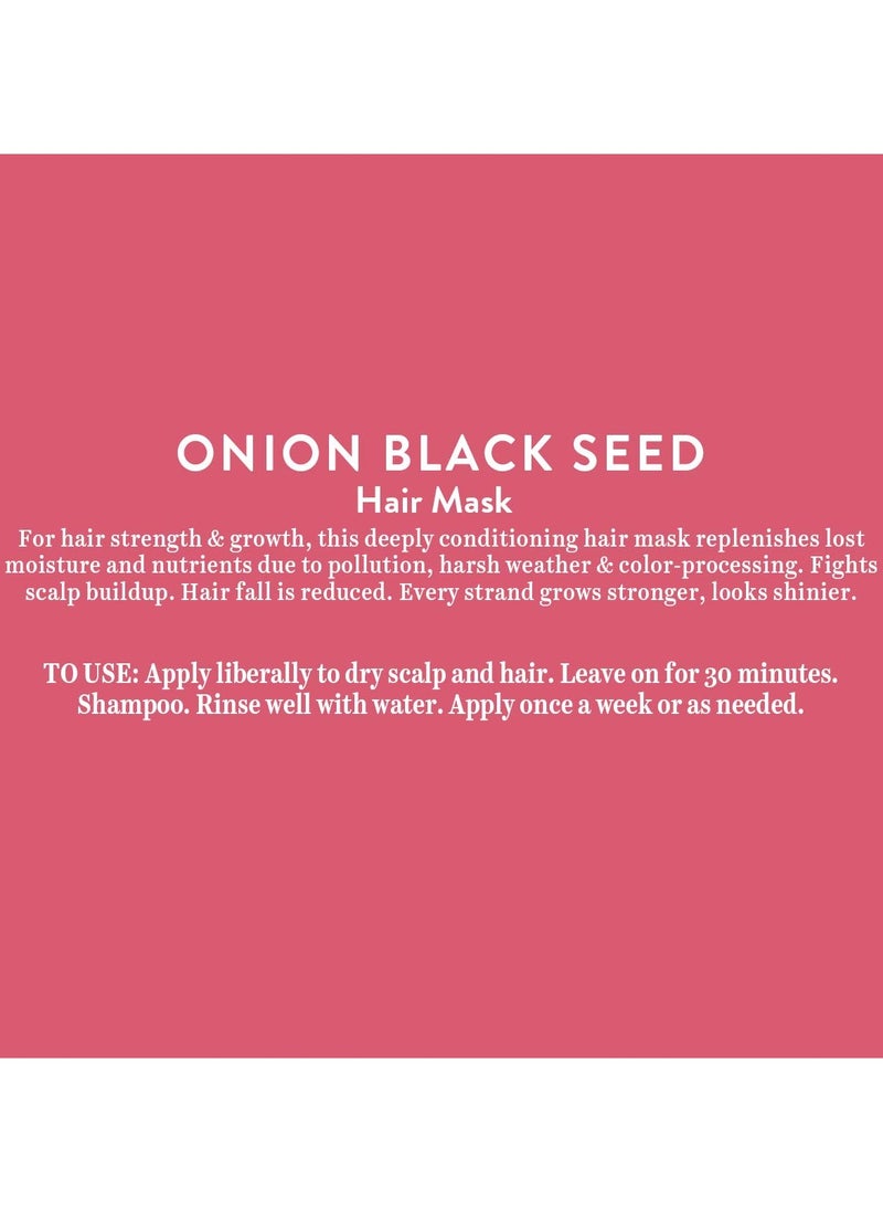 Biotique Onion Black Seed Hair Mask, Ideal for Hair Fall Control, 175g | Hair Nourishment, Hairfall  - Image 5
