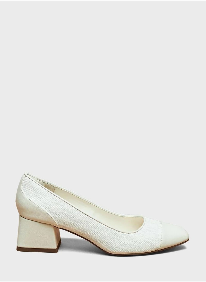 ELLE Block Heel Pumps