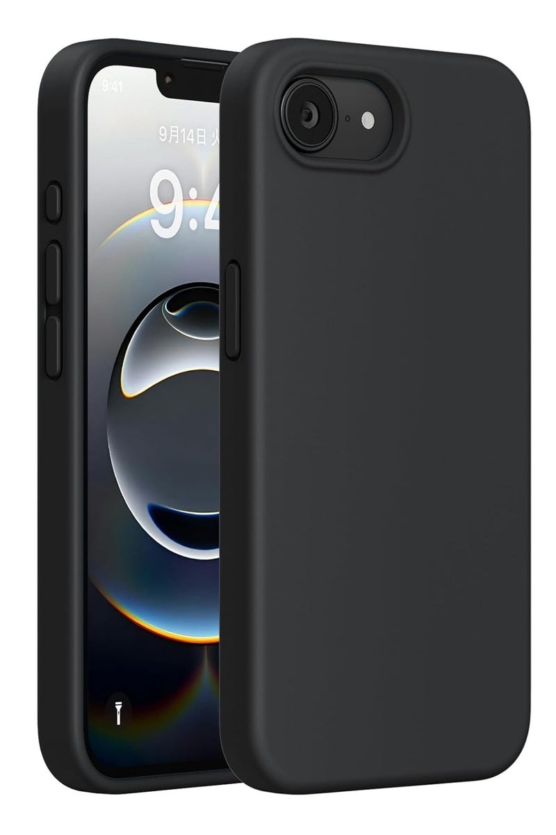 BORTONY iPhone 16e 6.1-Inch Case Cover Liquid Silicone Anti-Scratch Case Shockproof Soft Slim Camera Protection Cover For iPhone 16e 6.1-Inch - Image 1