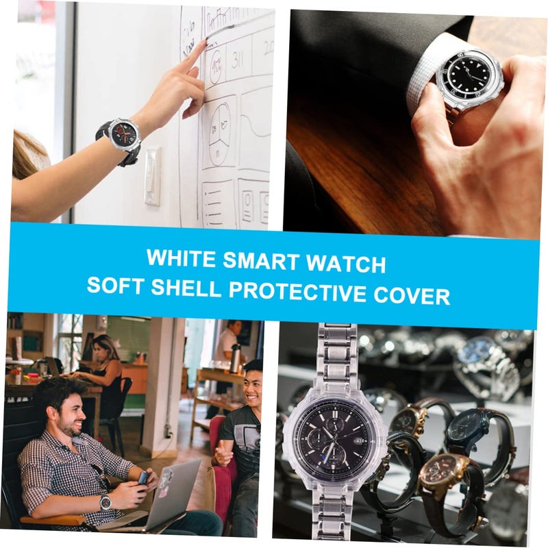 White TPU Protective Case Cover for Smart Bracelet Wristband Watch - Image 4