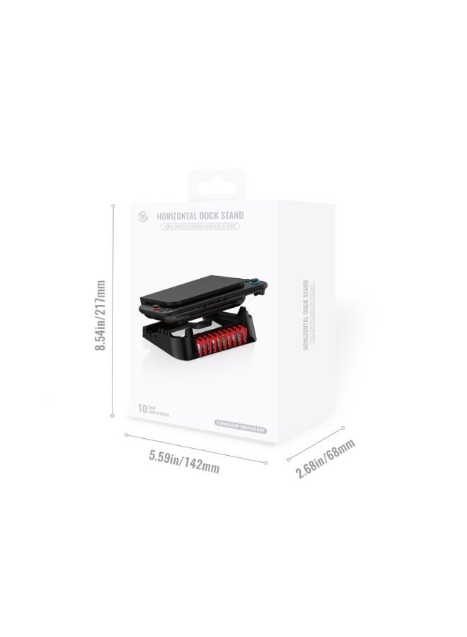 JYS Horizontal Stand with Game Card Storage for Switch 2/Switch OLED/Switch - Image 2