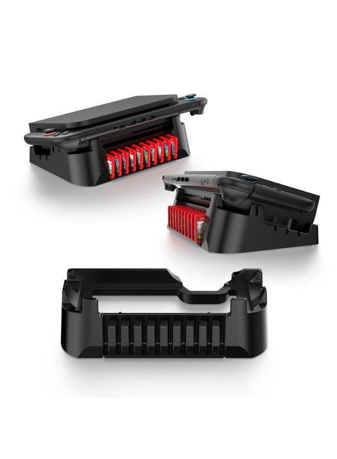 JYS Horizontal Stand with Game Card Storage for Switch 2/Switch OLED/Switch - Image 1