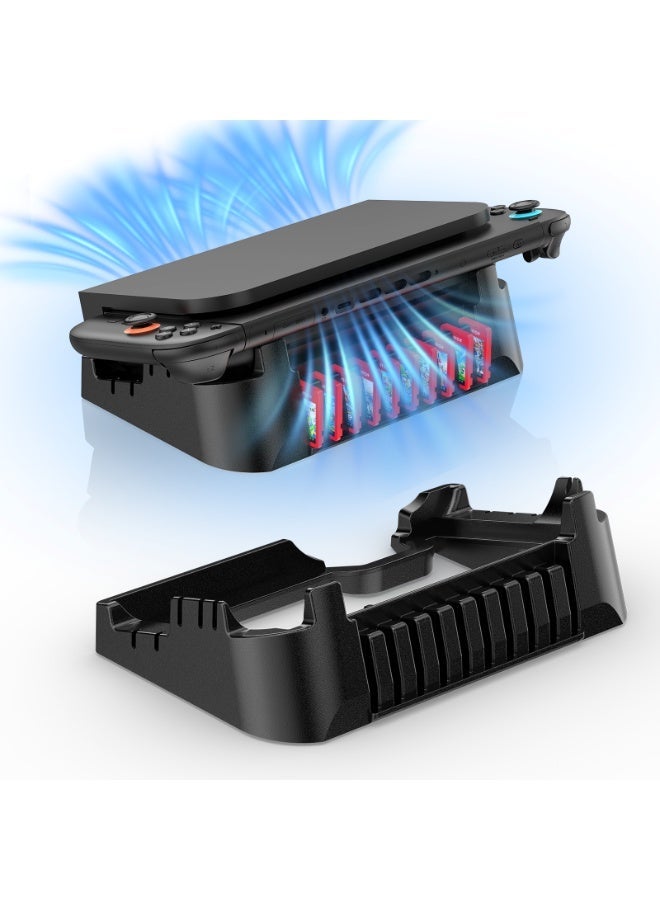 JYS Horizontal Stand with Game Card Storage for Switch 2/Switch OLED/Switch - Image 5