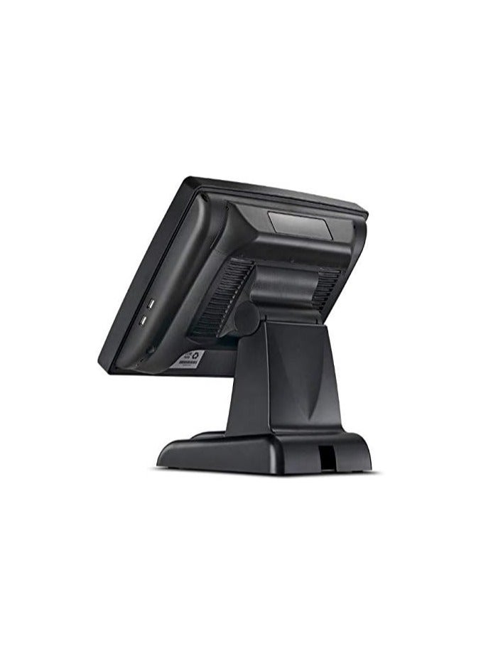 Easypos EPPS-302 POS Terminal, Intel J1900, 4GB RAM, 128GB SSD, 15" Resistive Touchscreen, VFD Display, MSR, 6 USB, Black - Image 3