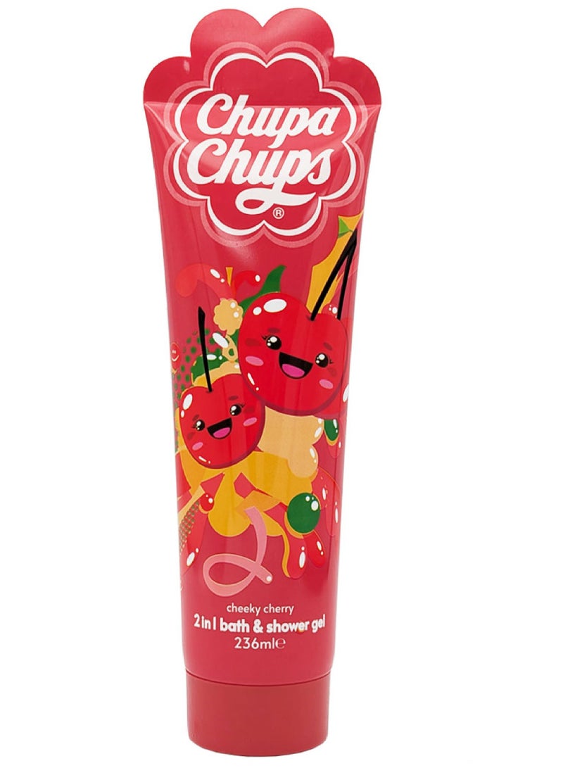 CHUPA CHUPS CHEEKY CHERRY 2IN1 BATH&SHOWER GEL 236ML