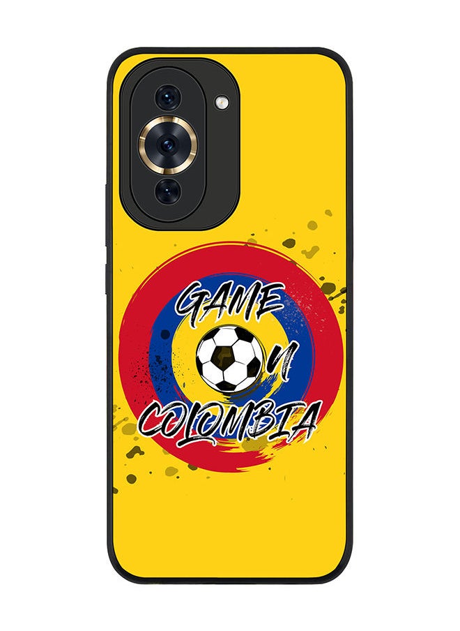 Stylizedd - Rugged Black edge case for Huawei nova 10 Pro Slim fit Soft Case Flexible Rubber Edges Anti Drop TPU Gel Thin Cover - Game on Colombia - Image 1