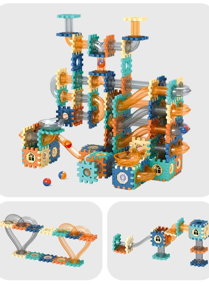 Generic 246-Piece Pipeline Rolling Ball Building Blocks ,Early Educational Building Toys Set，Educational DIY Blocks for Kids Birthday Gift  - Image 3