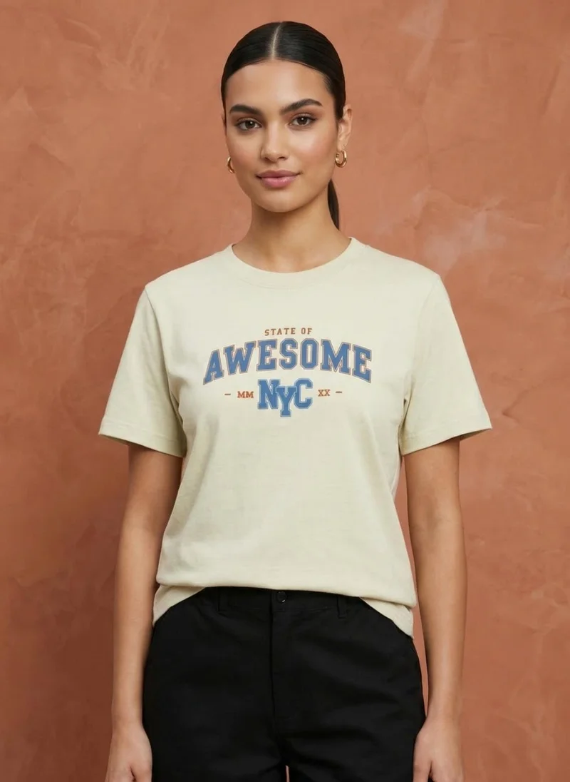 NOBERO Nobero Women Graphic Printed T-shirt