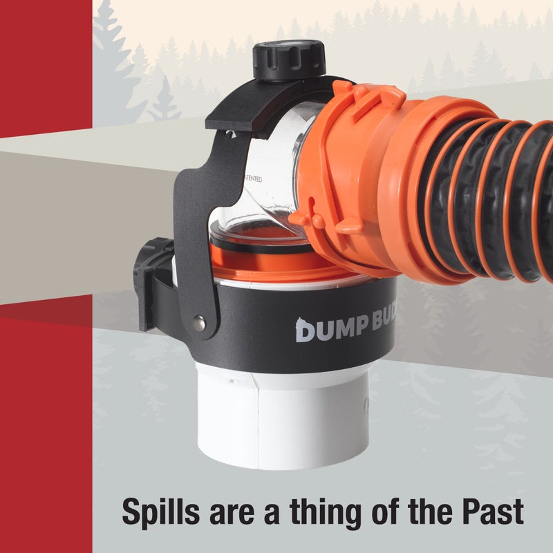 Dump Buddy RV Hose Fastening Device - Camper Sewer Accessory Reduces Accidental Spillage - RV Sewer Hose Support is a Must Have for RV Camping, Prevents Waste Lines from Dislodging While Dumping - Image 5