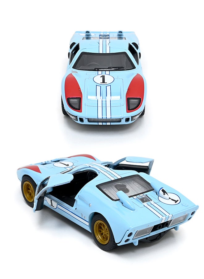 Kinsmart 1:32 1966 Ford GT40 MKII Heritage Edition Die-Cast Model Car – Pull Back Toy for Kids & Collectors - Image 2