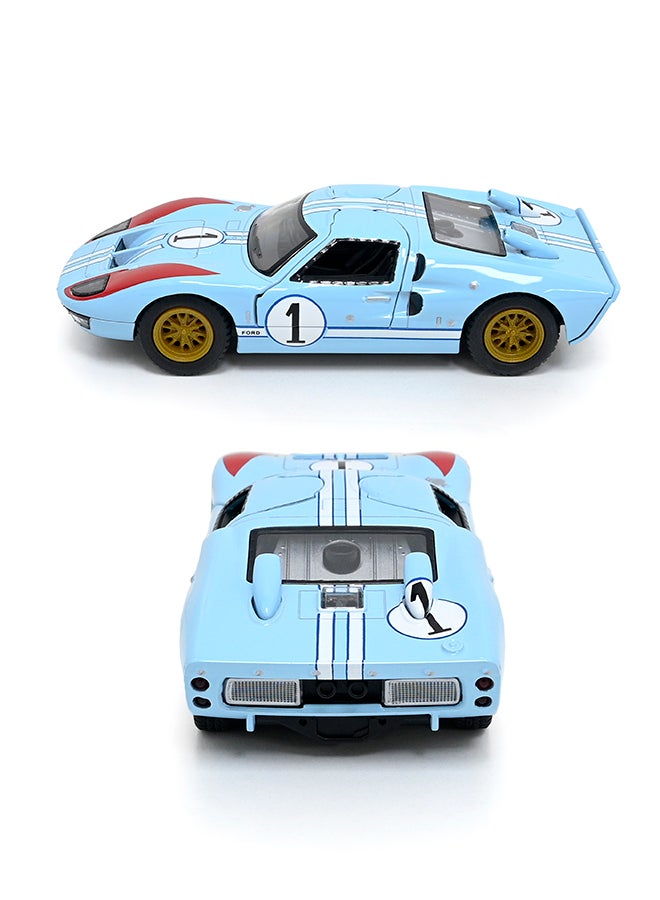 Kinsmart 1:32 1966 Ford GT40 MKII Heritage Edition Die-Cast Model Car – Pull Back Toy for Kids & Collectors - Image 3