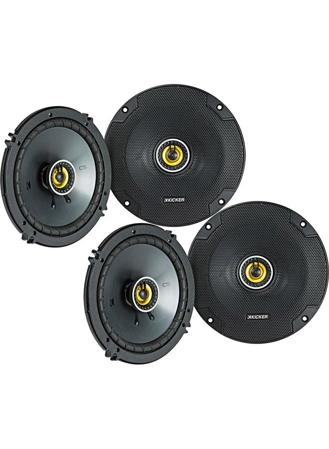 Kicker (4 46CSC654 CSC65 6.5" 6-1/2" 300w 4-Ohm Car Audio Coaxial Speakers - Image 1