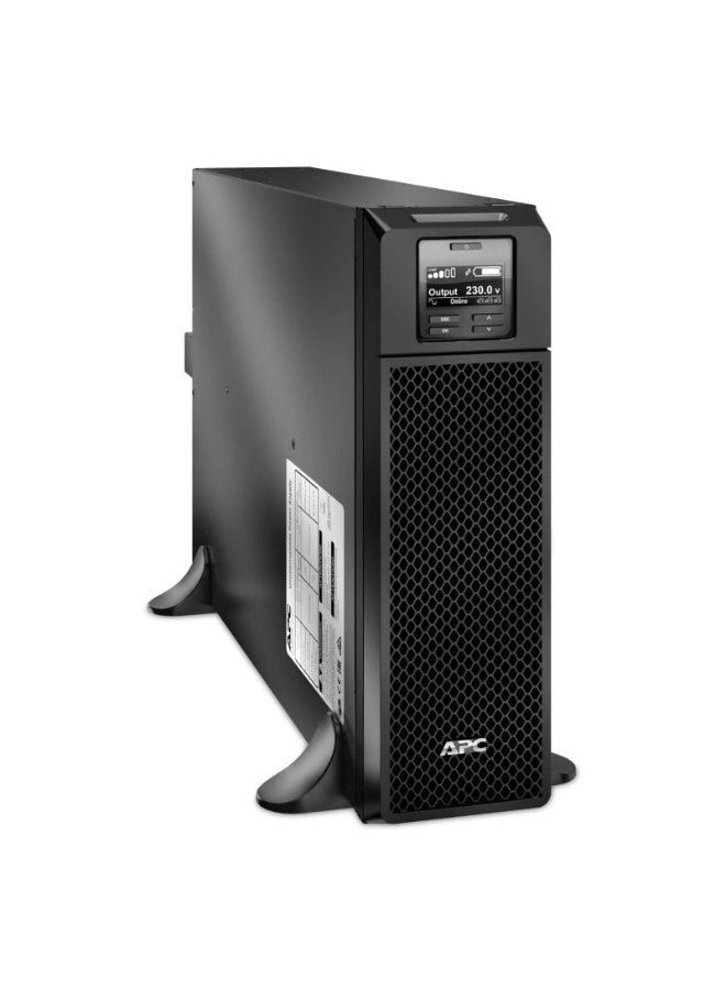 APC Smart-UPS On-Line 5000VA, Rack/Tower, 230V, 2x IEC C13+1x IEC C19+Hard wire 3-wire (H+N+E) outlets, SmartConnect Port+SmartSlot, Network Card, LCD, 1 Year Warranty