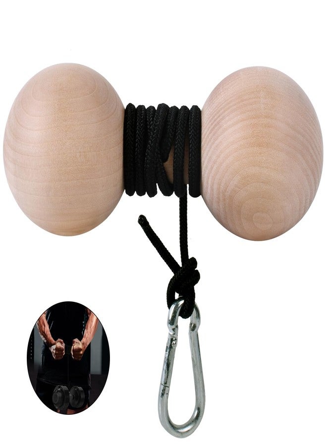 YCHLCHL Wooden Wrist Roller and Forearm Strengthener,Grip Strength Trainer,Arm Blaster Exerciser,Strength Trainer For Fingers and Wrist.(Ball) - Image 1