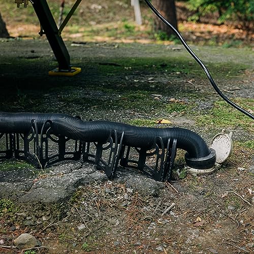 Camco خرطوم صرف صحي للكامبرو/المركبة بطول 20 قدم من كامكو | مصمم للعمل مع تركيبات صرف المقطورة، التركيبات الملولبة، والتركيبات المنزلقة | فتحة بقطر 3 بوصات (39611) - Image 2