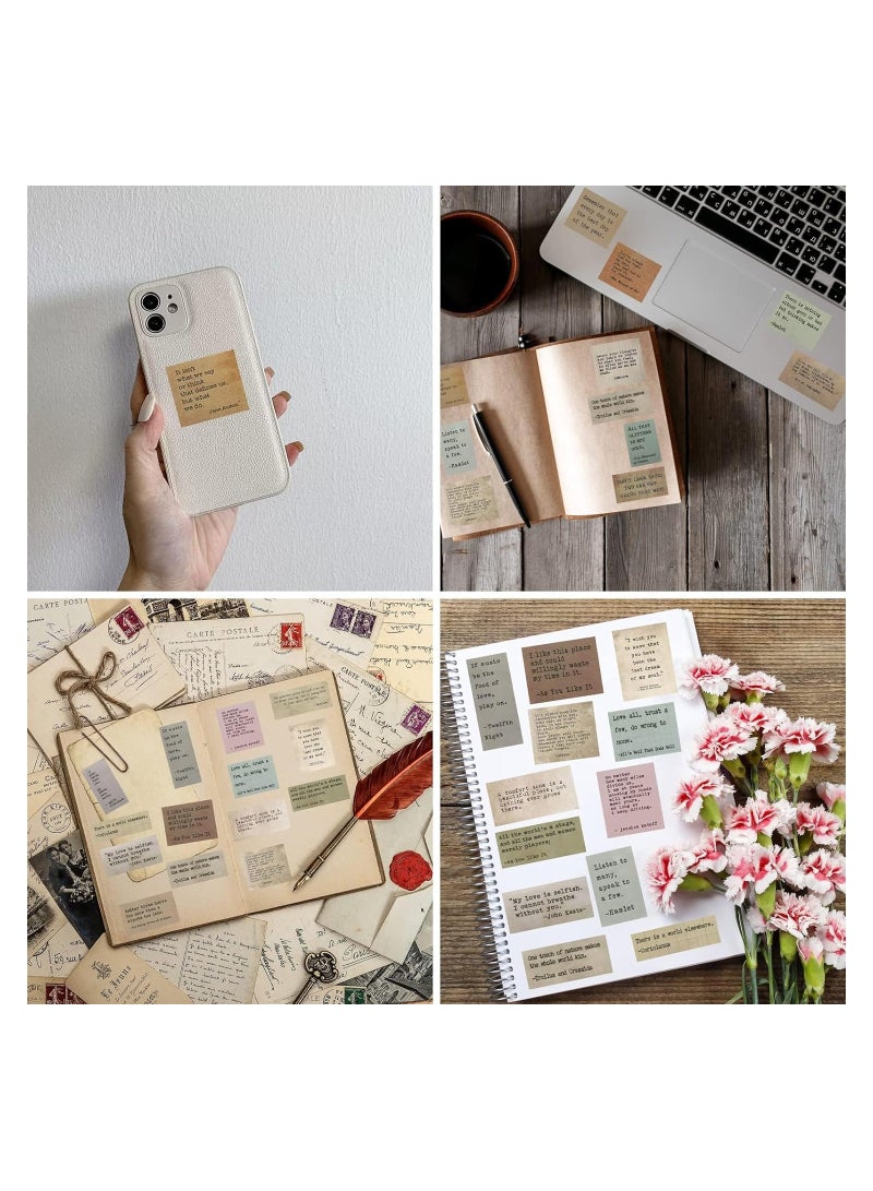SYOSI 180 Pcs Motivational Quotes Stickers Inspirational Vintage Journaling Stickers Retro Typewriter Style Stickers Famous Words Phrases Aesthetic Scrapbook Supplies for Planner Junk Journal Bullet - Image 5