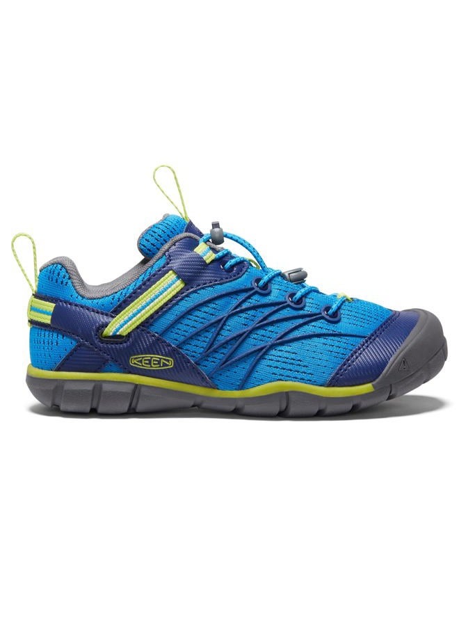 Keen Unisex-Child Chandler CNX Comfortable Sneakers, Brilliant Blue/Blue Depths, 1 Big Kid - Image 4