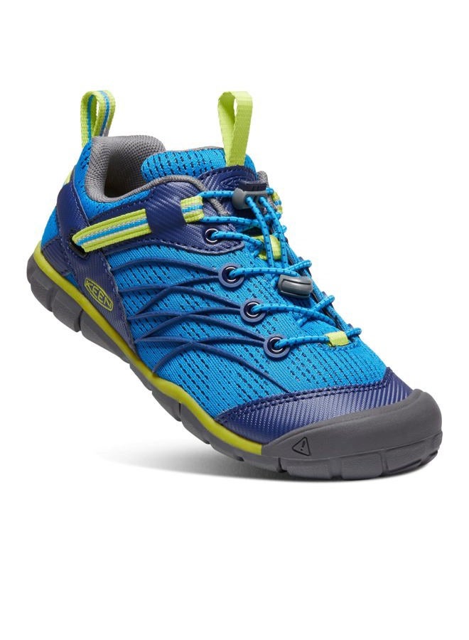 Keen Unisex-Child Chandler CNX Comfortable Sneakers, Brilliant Blue/Blue Depths, 1 Big Kid - Image 2