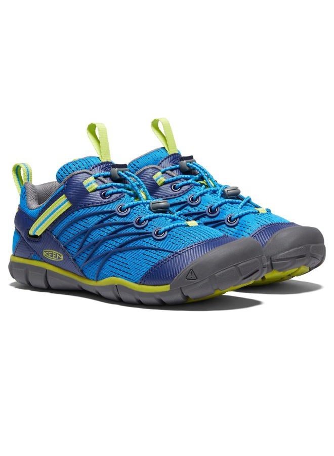 Keen Unisex-Child Chandler CNX Comfortable Sneakers, Brilliant Blue/Blue Depths, 1 Big Kid - Image 5