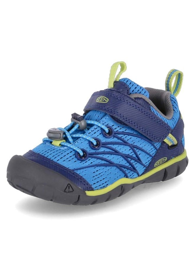 Keen Unisex-Child Chandler CNX Comfortable Sneakers, Brilliant Blue/Blue Depths, 1 Big Kid - Image 1