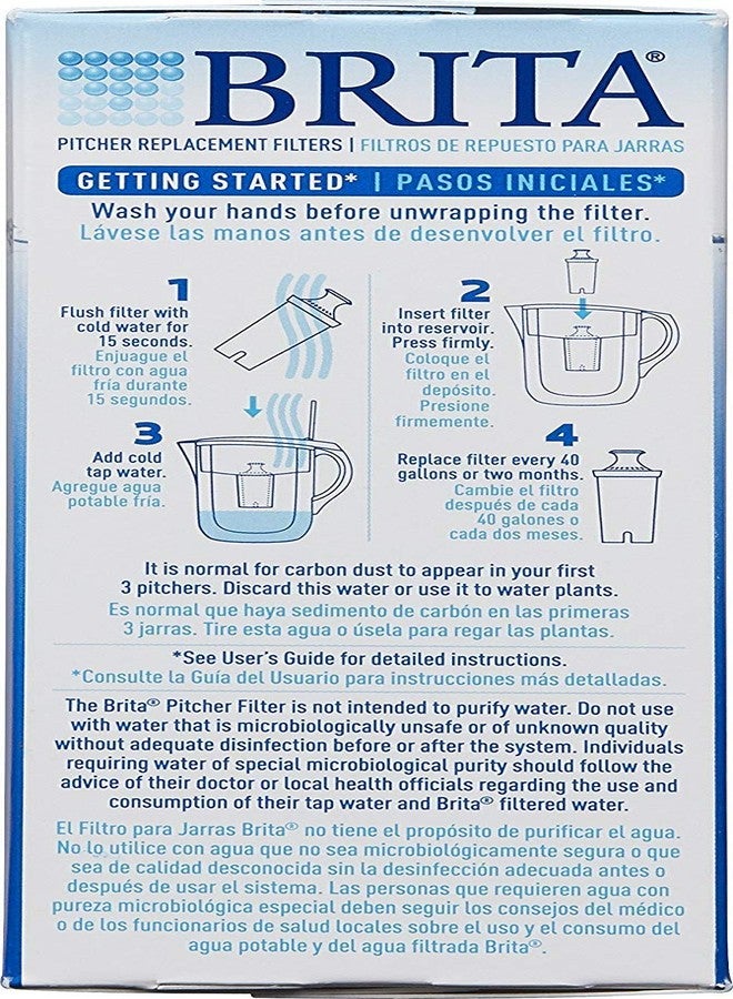 بريتا مرشحات بديلة متقدمة من Clorox Repl Brita Water Pitcher، 5 قطع (عبوة من قطعة واحدة)، أبيض - Image 5
