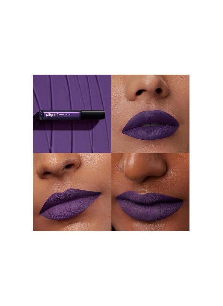 PILGRIM Pilgrim Liquid Matte Lipstick | Lipstick for Women with Hyaluronic Acid & Spanish Squalane | Transferproof, Long Lasting & Non Drying with Hydrating Ingredients 3gms  - Image 3