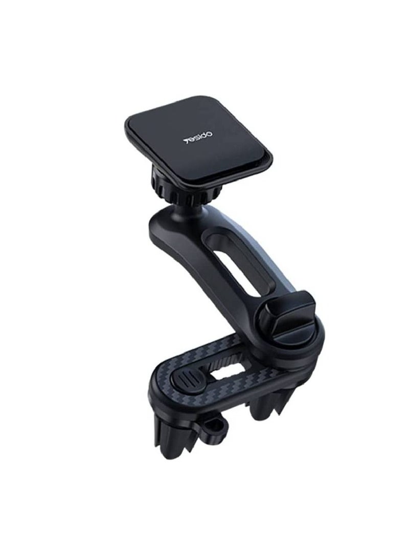 Yesido Wtech Yesido C106 Double Air Outlet 360° Rotation Adjustable Magnetic Car Holder For Iphone, Samsung, Huawei, Oneplus, Oppo, Honer, Xiaomi Mi - Image 1