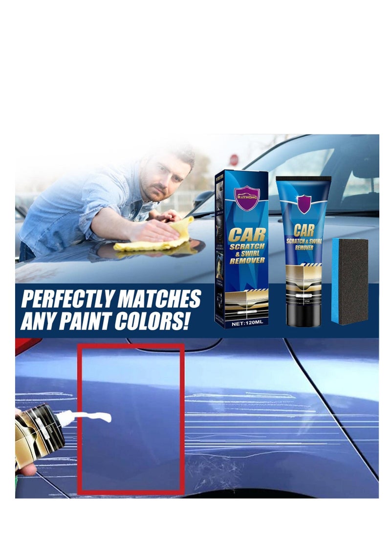 Generic Car Scratch Remover Kit, 60ml Car Scratch Repair Paste, Scratch Removal Paste for Repairing Car Scratches, Car Maintenance and Refurbishment Paint Scratch Polishing Repair Paste  - Image 2