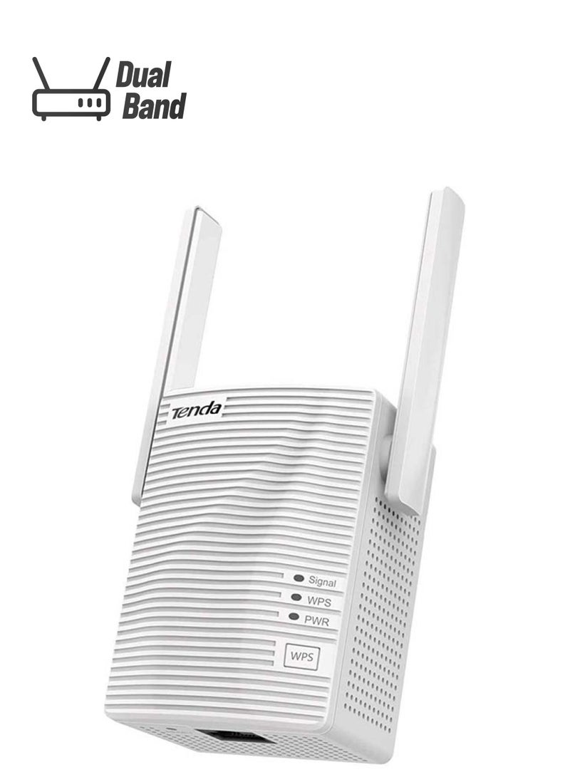 Tenda WiFi Extender AC750 Covers Up To 1200 Sq.ft White - Image 1