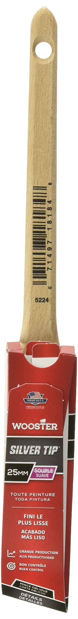 WOOSTER Brush 5224-1 SLV Tip Thin AS Brush, 1" - Image 3