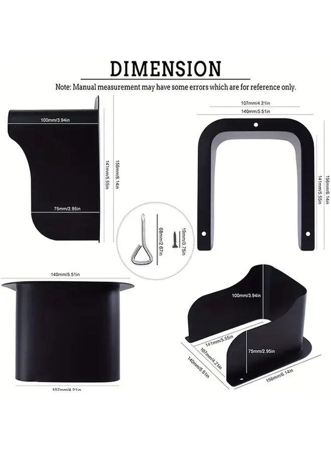 Black Heavy Duty Waterproof Doorbell Housing Cover with Keypad Panel Compatible Smart Doorbell Systems - Image 3