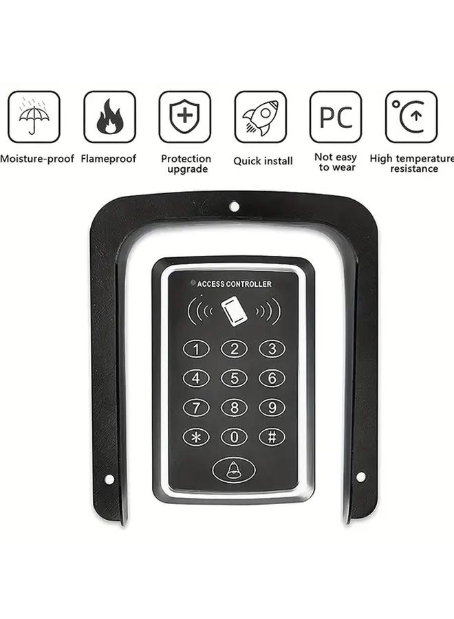 Black Heavy Duty Waterproof Doorbell Housing Cover with Keypad Panel Compatible Smart Doorbell Systems - Image 4