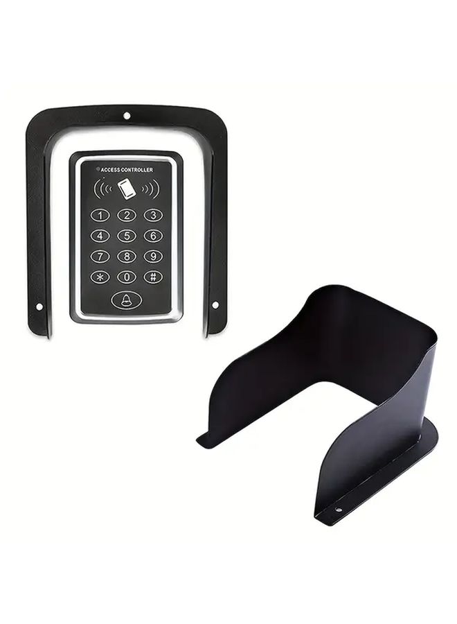 Black Heavy Duty Waterproof Doorbell Housing Cover with Keypad Panel Compatible Smart Doorbell Systems - Image 1