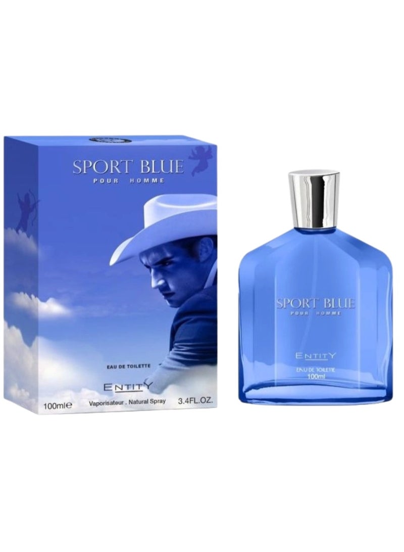 Entity Sport Blue Homme Eau de Toilette 100ml - Image 2