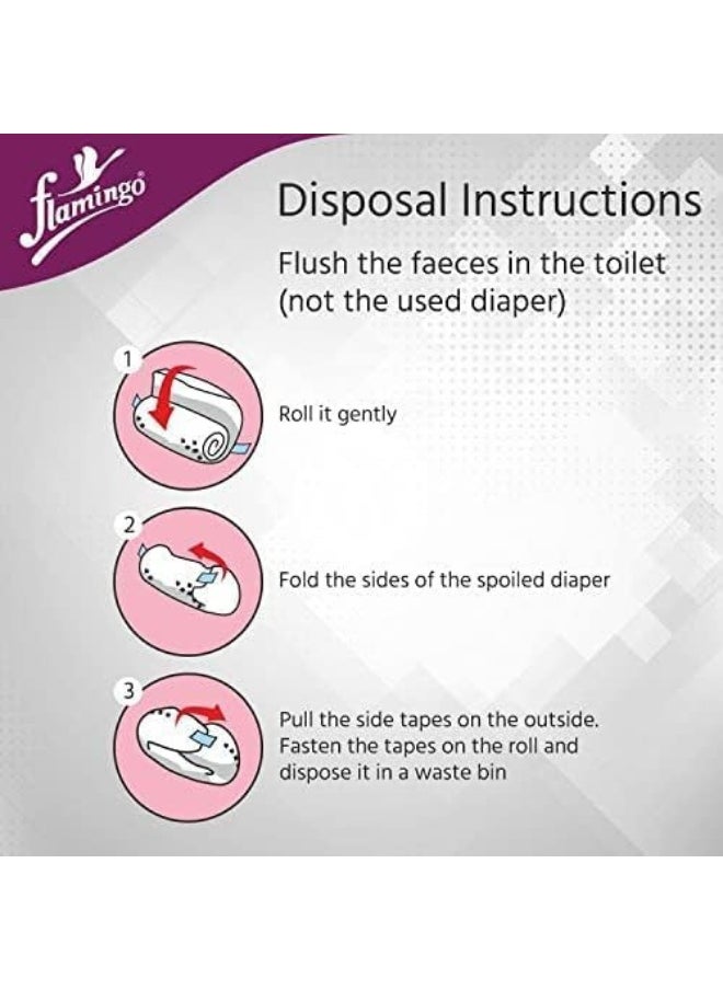 FLAMINGO Flamingo Adult Diaper Tape Style Large 10'S  - Image 4