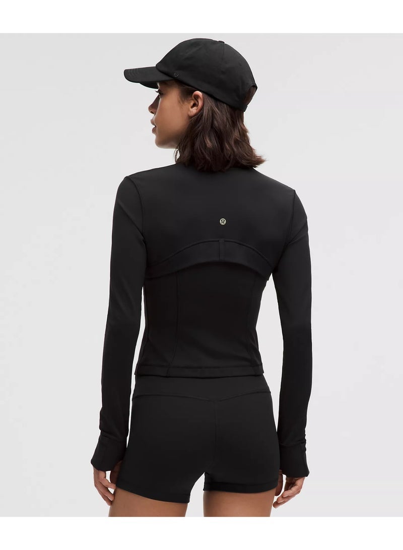 Lululemon Define Cropped Jacket Nulu - Buttery Soft Slim Fit Workout Jacket,  Lightweight Breathable Activewear for Women - Image 3