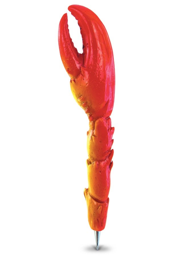 Puzzled Planet Pens Crab Claw Writing Pen - Cute Ocean-Themed Novelty Pen, Cool Ballpoint Pen, Fun Black Ink Pen for School or Office, Cool Ballpoint Pen for Boys and Girls, Realistic Crab Claw Resin Pen - Image 1