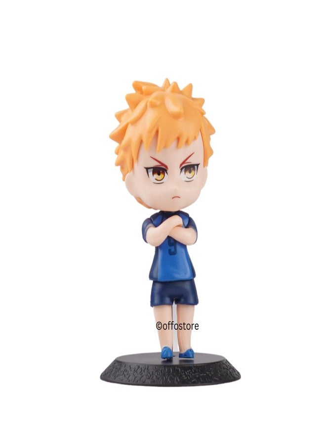 Offo Blue Lock Anime Set of 6 Action Figure Limited Edition for Car Dashboard, Home Decors, Office Desk and Study Table. - Image 2