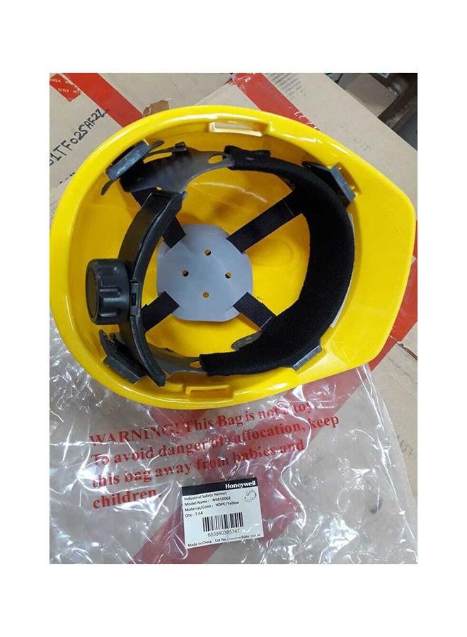 Honeywell Honeywell North Short Brim Non-Vented Four Point Ratchet Suspension Hard Hat Yellow - Image 4