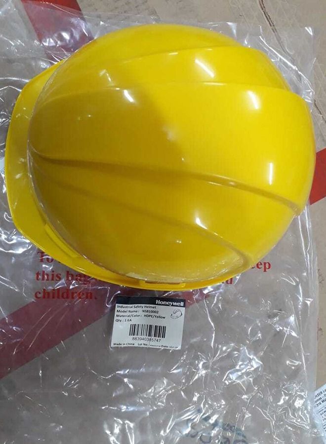 Honeywell Honeywell North Short Brim Non-Vented Four Point Ratchet Suspension Hard Hat Yellow - Image 3