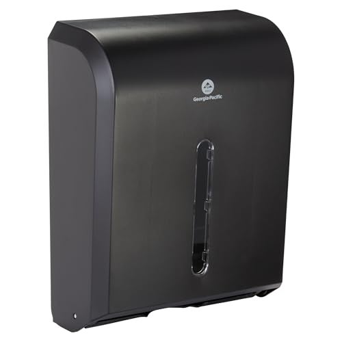 Georgia-Pacific Combi-Fold Paper Towel Dispenser, Black - Image 1