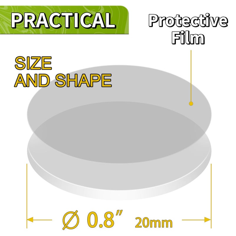 PitenoÂ® 350Pcs Double Sided Adhesive Dots, 0.8" Clear Removable Sticky Adhesive Mounting Putty, Waterproof No Trace Dots Adhesive Putty for Poster Picture Festival Decoration Museum (20mm) - Image 2