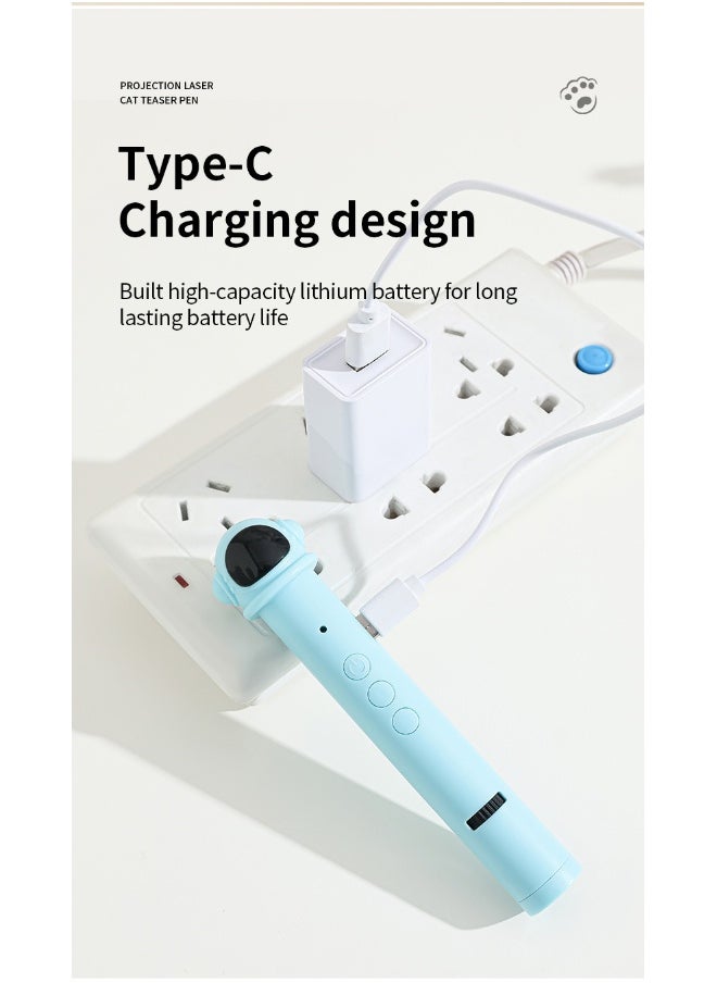 NIBEMINENT Laser Cat Teaser - Multifunctional USB Rechargeable Cat Toy  - Image 2