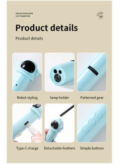 NIBEMINENT Laser Cat Teaser - Multifunctional USB Rechargeable Cat Toy  - Image 3